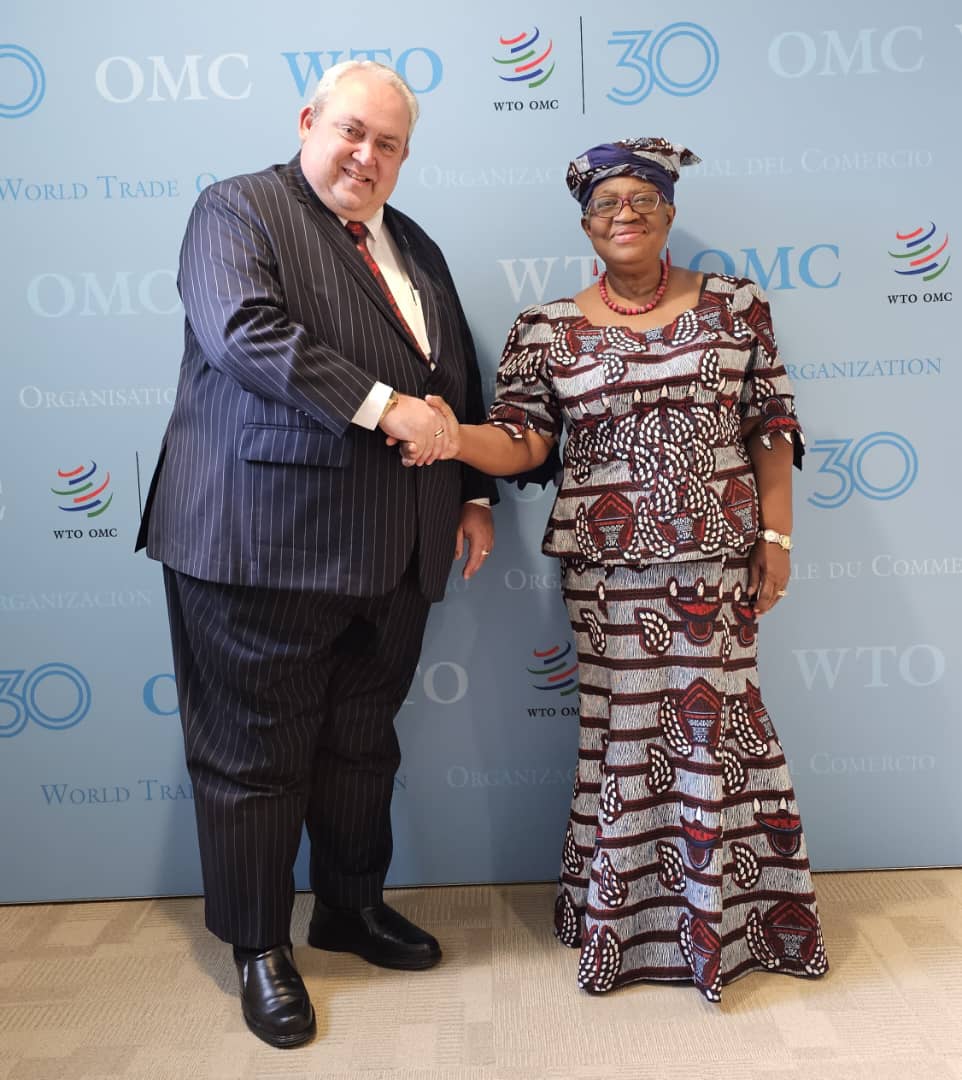 Foreign Affairs Minister Meets with the Director-General of the World Trade Organization.
