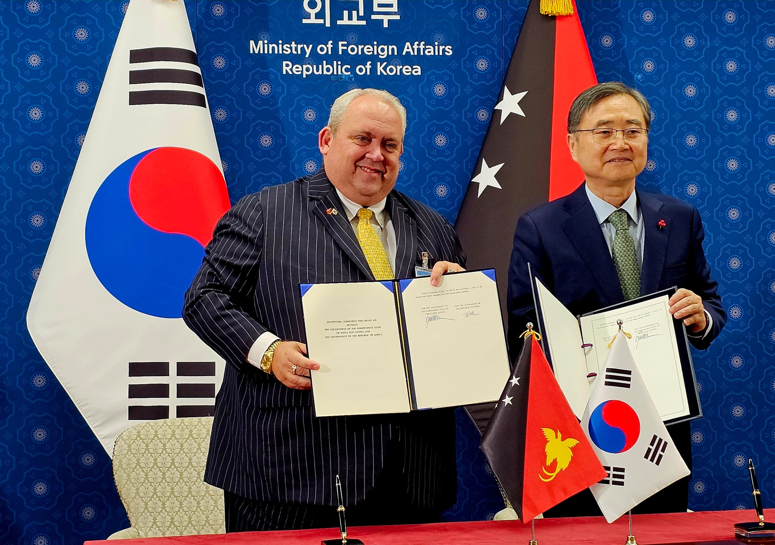 PNG AND SOUTH KOREA FOCUSES ON STRENGTHENING BILATERAL RELATION.